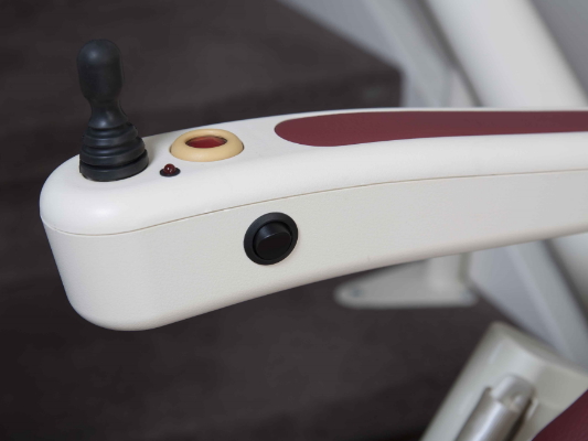 Handicare Stairlifts chair arm controls and joystick
